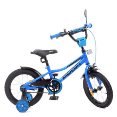 Велосипед дитячий PROF1 Y14223-1 14 дюймів синій