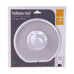 Полотенцедержатель TEKNO-TEL DM235W Eco на присоске круглый белый