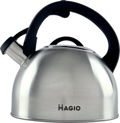 Чайник Magio MG-1192 2.5 л со свистком Черный