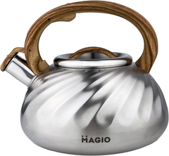 Чайник Magio MG-1194 3 л со свистком Хром