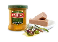 Филе тунца в органической оливковом масле Callipo 170 г